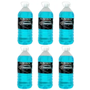 مایع تمیز کننده شیشه خودرو آلبونیکس مدل summer حجم 3000 میلی لیتر مجموعه 6 عددی