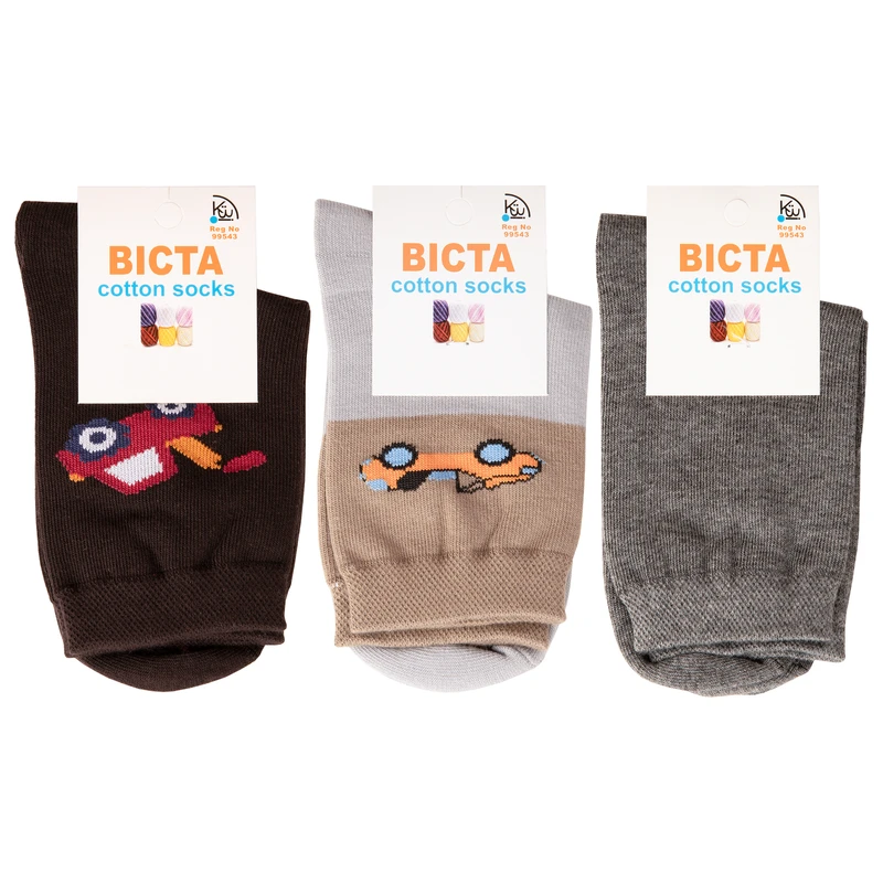 جوراب بچگانه بیکتا مدل BC4-4 مجموعه 3 عددی