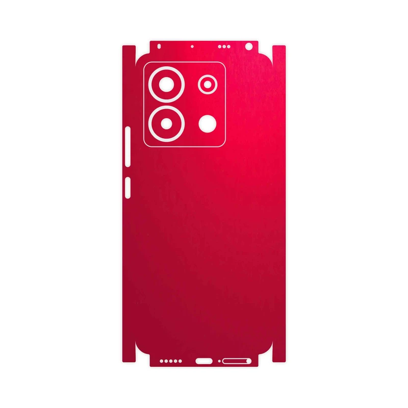 برچسب پوششی ماهوت مدل Matte-Warm-Red-FullSkin مناسب برای گوشی موبایل شیائومی Poco X6