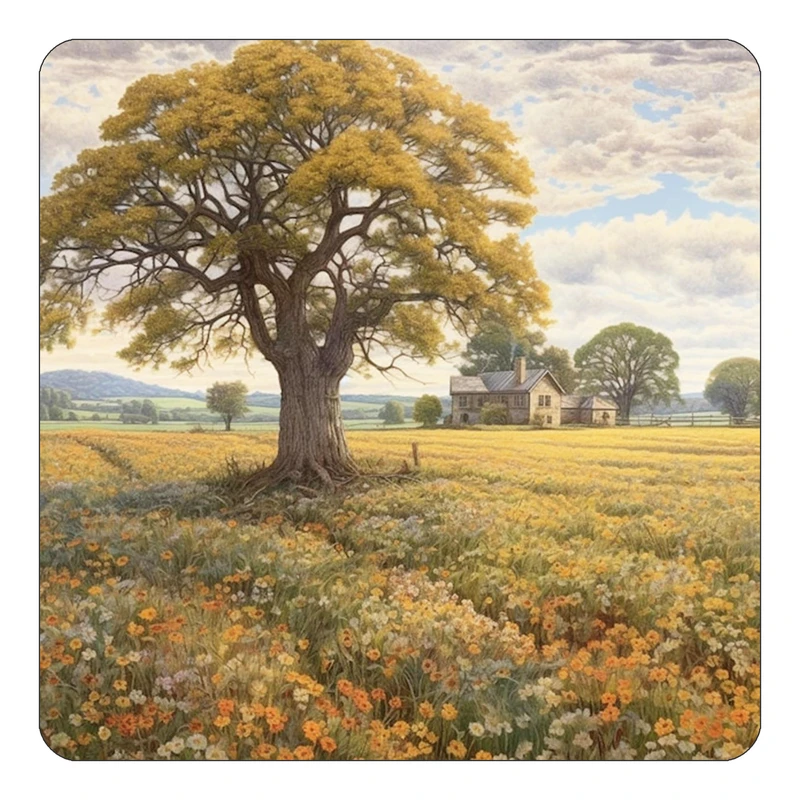 مگنت کاکتی طرح نقاشی رنگ روغن مدل mp72520