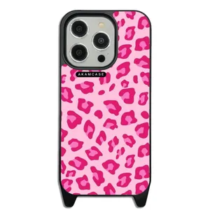 AKAM AMCWLA15PRO-PANTHER PATTERN5 Cover For Apple iPhone 15 Pro