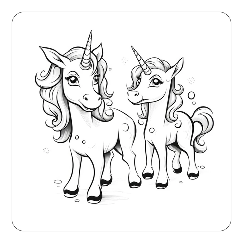 مگنت کاکتی طرح اسب تک شاخ و یونیکورن مدل mp30018