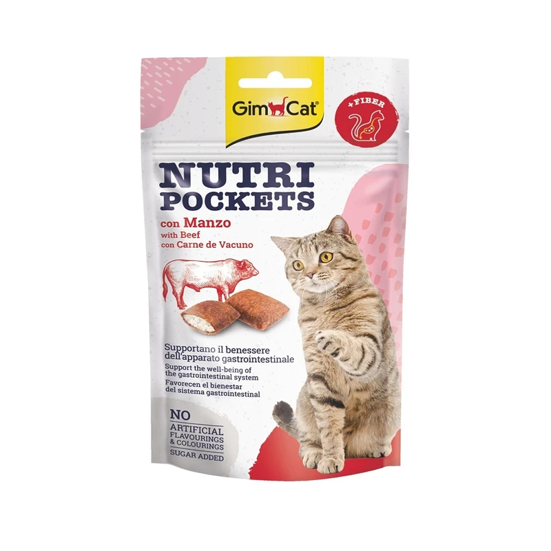 تشویقی گربه جیم کت مدل گوشت گوساله وزن 60 گرم