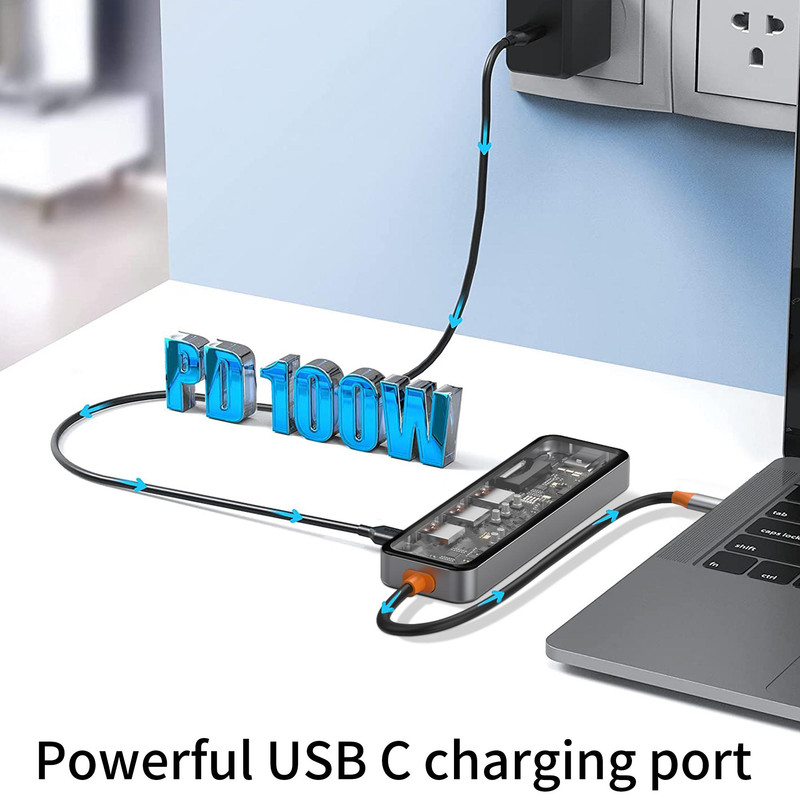 هاب 7 پورت USB-C ویوو مدل 007-CYBER 7 in 1 CB