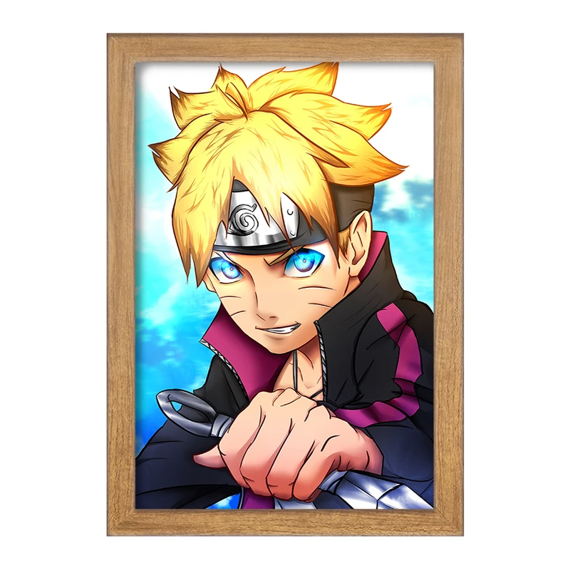 تابلو خندالو مدل بوروتو اوزوماکی انیمه بوروتو Boruto  کد 13133