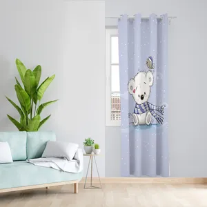 پرده طرح کودک مدل مخمل پانچی کد 4825 z سایز 140x200 سانتی متر