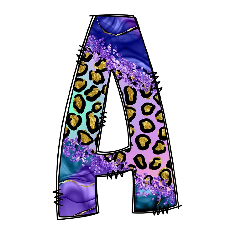 استیکر پارچه و لباس پاد آفرین مدل حرف A کد S497