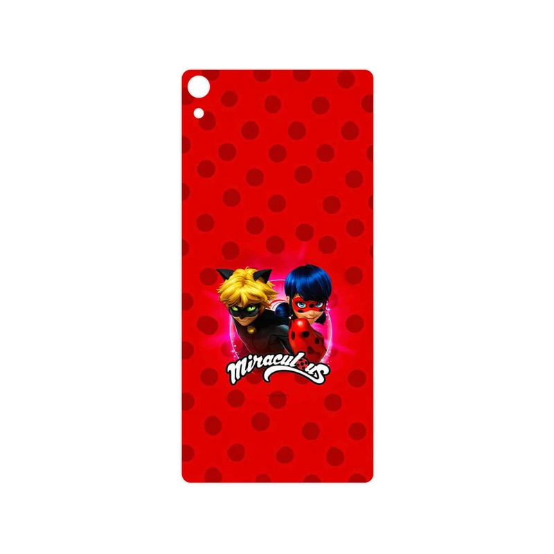 برچسب پوششی ماهوت مدل Ladybug and Cat Noir مناسب برای گوشی موبایل سونی Xperia XA Ultra