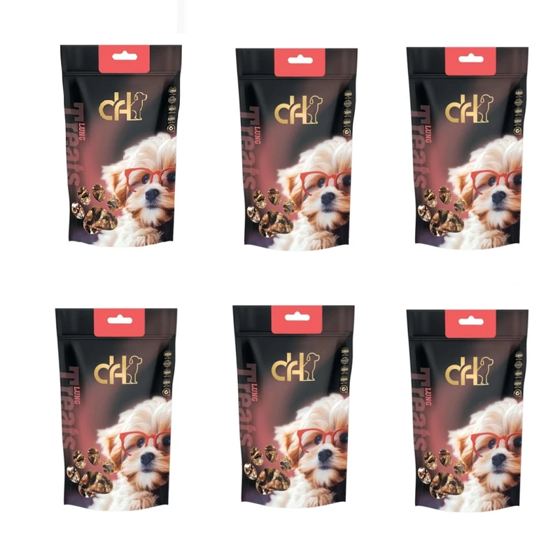 تشویقی سگ دکتر اچ مدل جگر سفید خشک شده طعم گوشت گوسفند وزن 300 گرم مجموعه 6 عددی