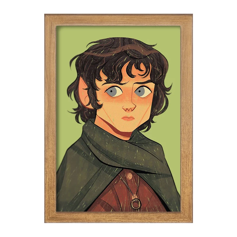 تابلو خندالو مدل فرودو بگینز ارباب حلقه ها Lord of the Rings  کد 4758