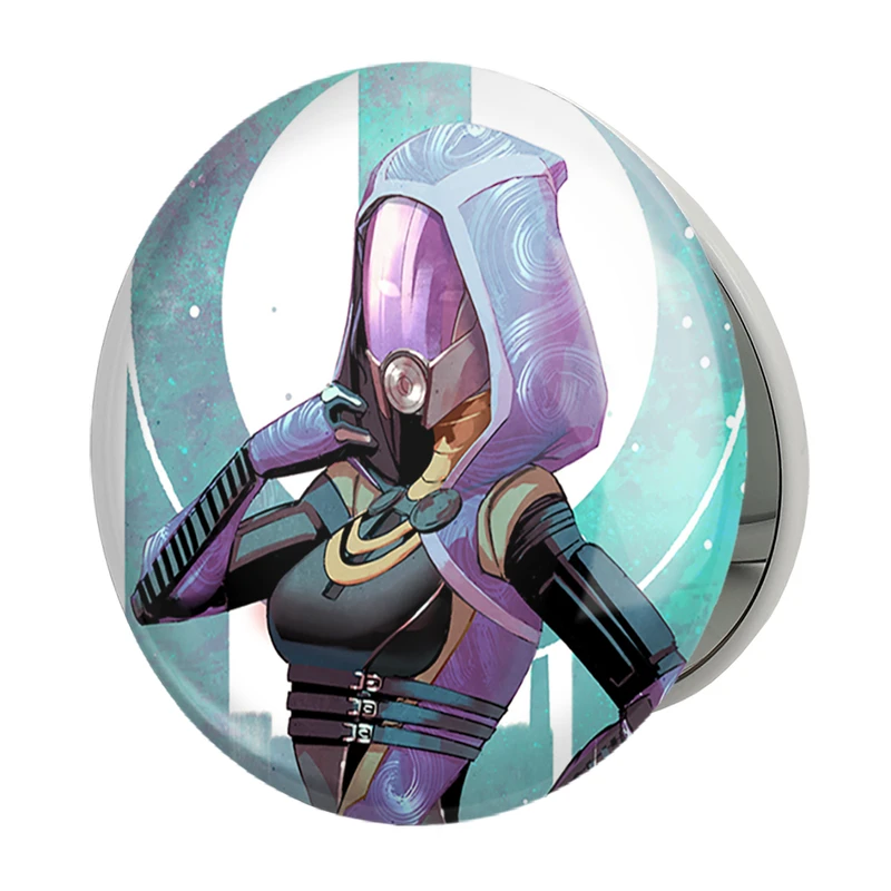 آینه جیبی خندالو طرح بازی مس افکت (Mass Effect) مدل تاشو کد 31551