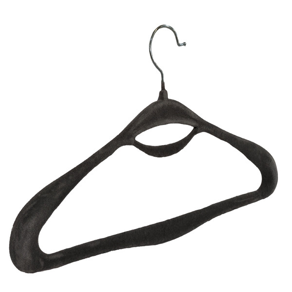 چوب لباسی مدل مخملی کتی کد 06 بسته 4 عددی