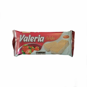 ویفر کرم دار توت فرنگی شیرین وطن - 60 گرم