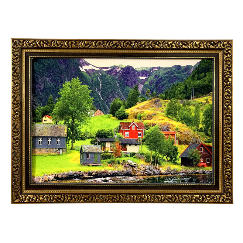 تابلو فرش ماشینی طرح کوهپایه کد ۷۳۳۱