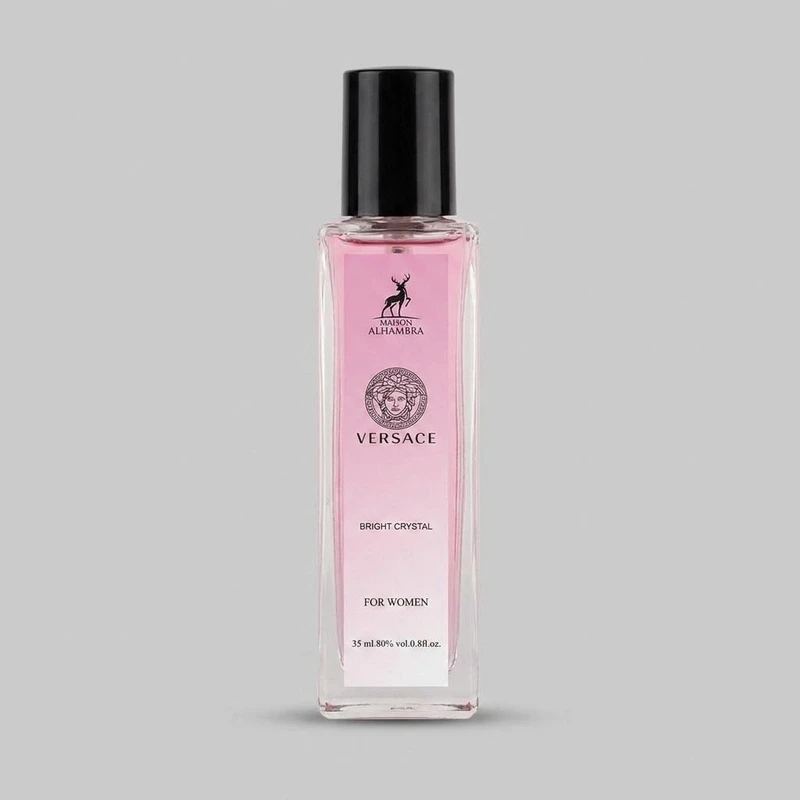 عطر جیبی الحمبرا مدل Versace Bright Crystal حجم 35 میلی لیتر