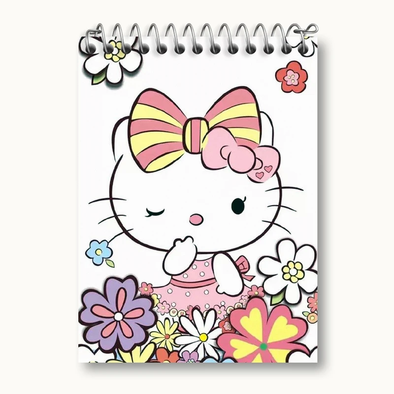 دفتر یادداشت 50 برگ خندالو مدل هلو کیتی Hello Kitty کد 2479