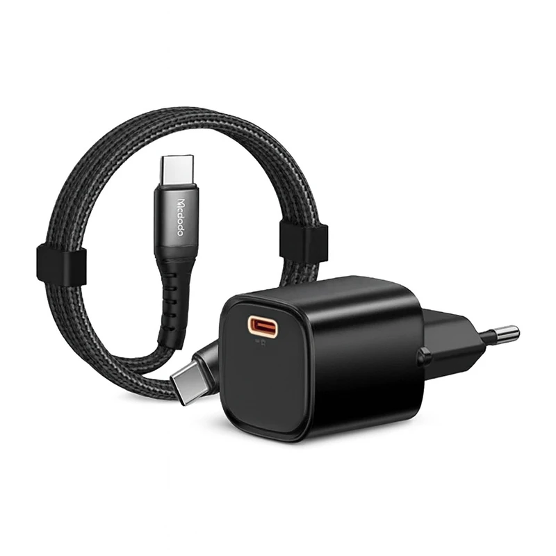 شارژر دیواری 33 وات مک دودو مدل Nano30 CH-008 به همراه کابل usb-C