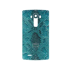 MAHOOT Blue Snake Skin Cover Sticker for LG G4