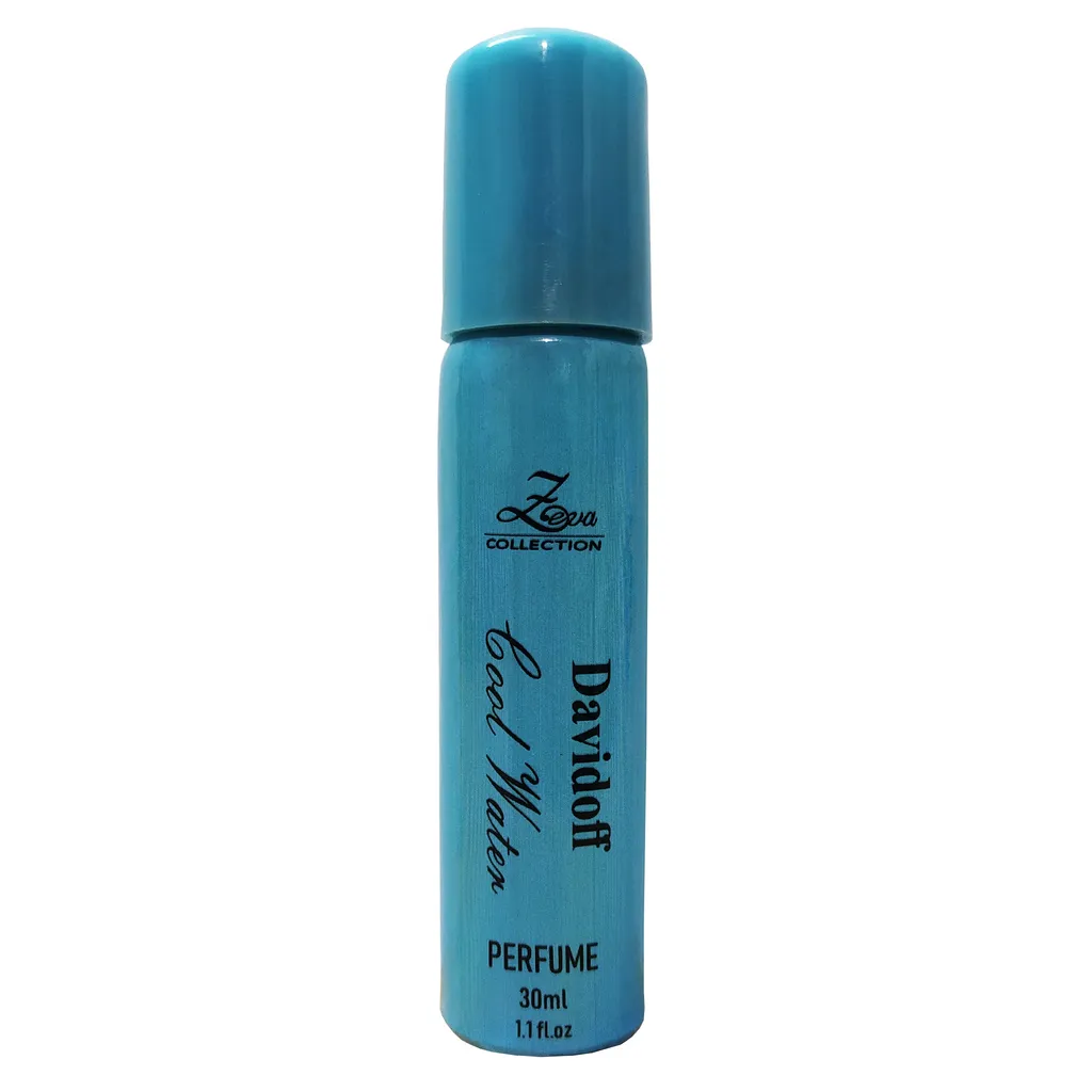 عطر جیبی مردانه زوا مدل Davidoff cool water حجم 30 میلی لیتر