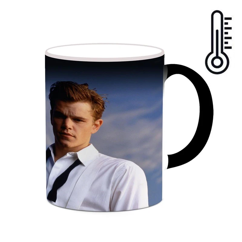 ماگ حرارتی کاکتی طرح مت دمون Matt Damon مدل mgh26855