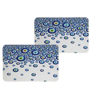 زیربشقابی طرح چشم زخم کد 9072 بسته 2 عددی 