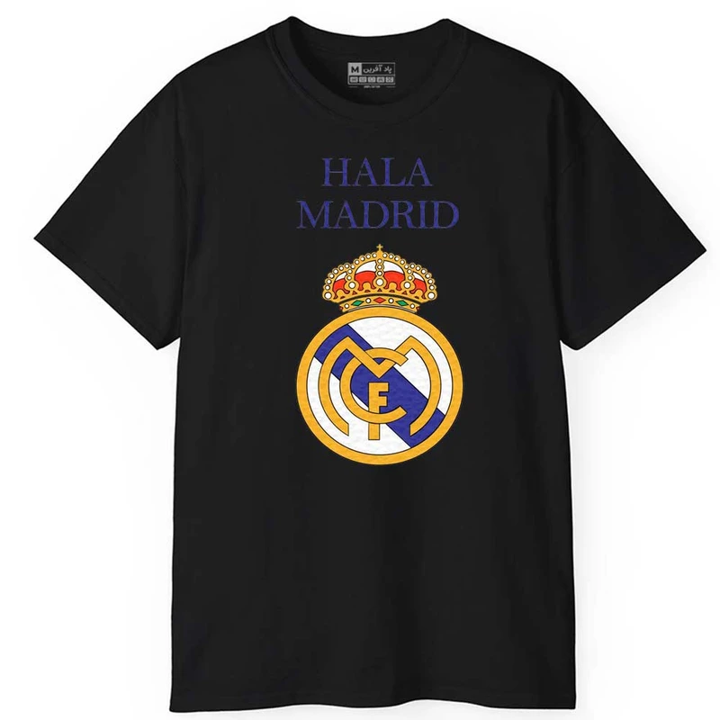 تی‌شرت آستین کوتاه مردانه پاد آفرین مدل رئال مادرید کد 1749