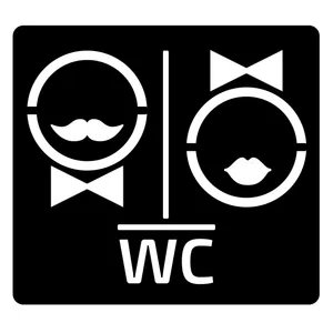 تابلو راهنما طرح سرویس بهداشتی کد WC2-6-P