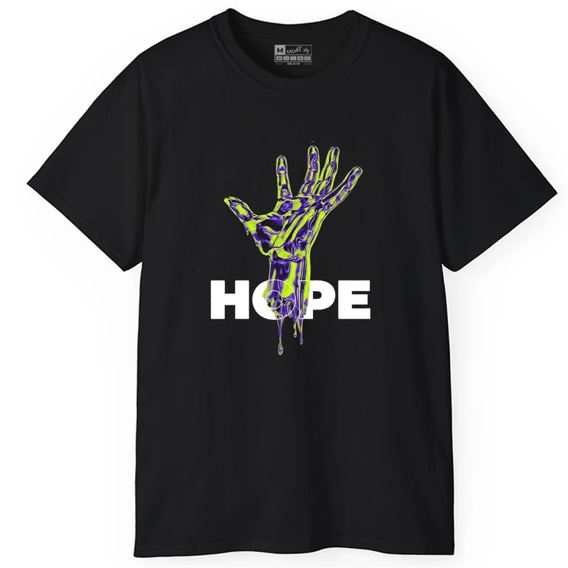 تی‌شرت آستین کوتاه مردانه پاد آفرین مدل HOPE کد PT1059