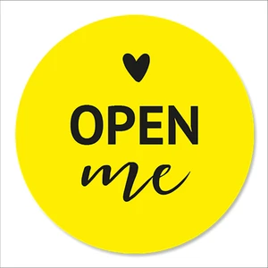 برچسب مدل بسته بندی  open
