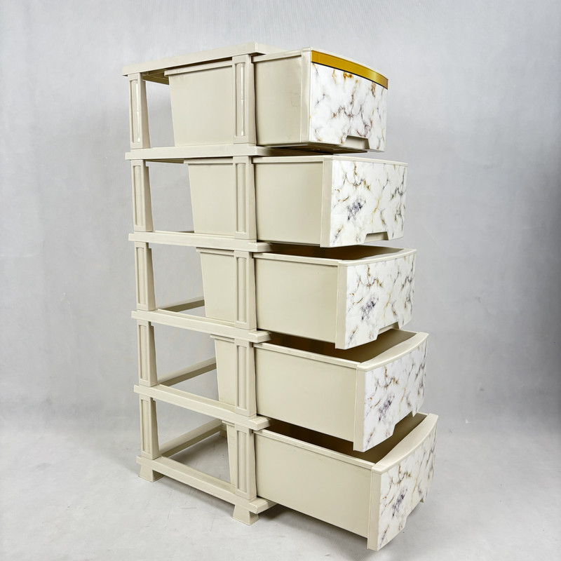 فایل کشویی رزگلد مدل 5 کشو L مرمر R3611