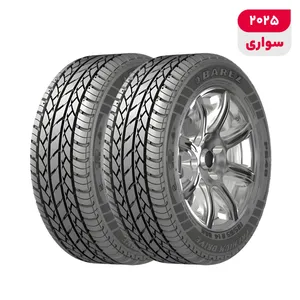 لاستیک خودرو بارز مدل P648 سایز 14 / 65 / 185 میلی‌متر تولید سال 2025 - 2 حلقه