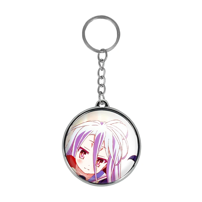 جاکلیدی خندالو طرح شیرو و استفانی انیمه نو گیم نو لایف مدل دوطرفه کد 3244032441