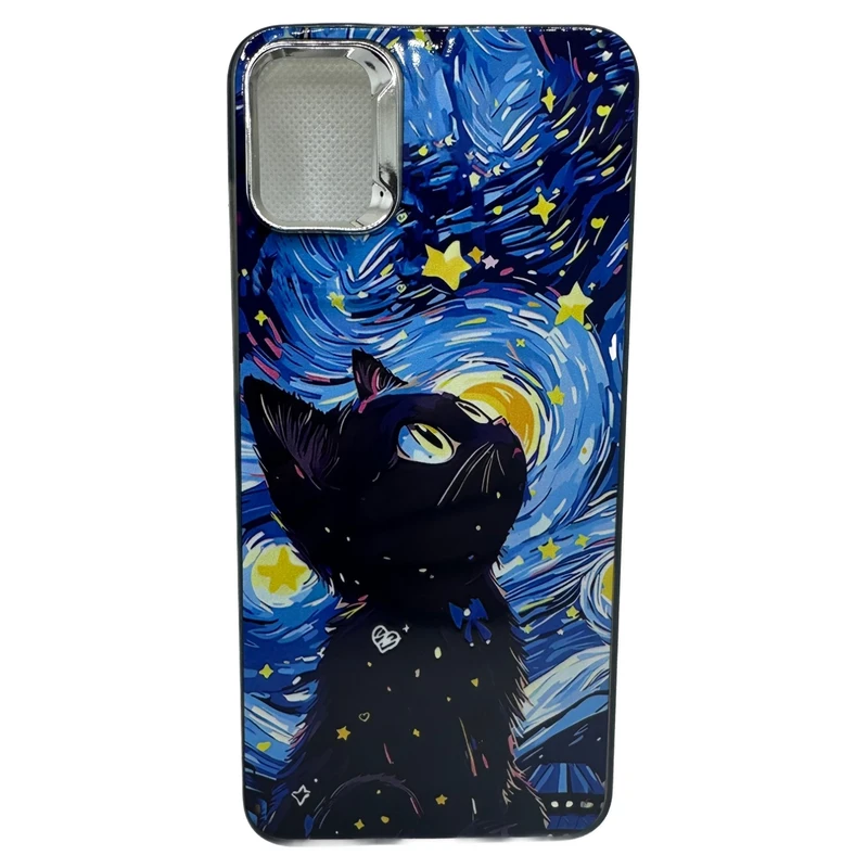 کاور کد 16طرح گربه  و ستاره مناسب برای گوشی موبایل سامسونگ Galaxy A06