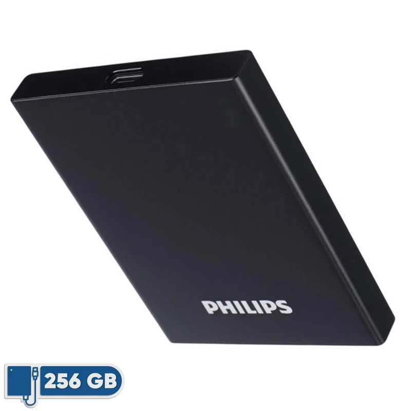 اس اس دی اکسترنال فیلیپس مدل FM51PS051S ظرفیت 256 گیگابایت رابط USB 3.2 Gen2