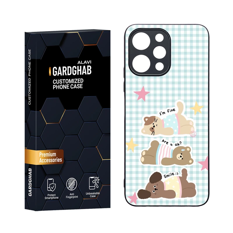 کاور گارد قاب مدل دورژله ای فانتزی مناسب برای گوشی موبایل شیائومی Redmi 12 4G / 5G