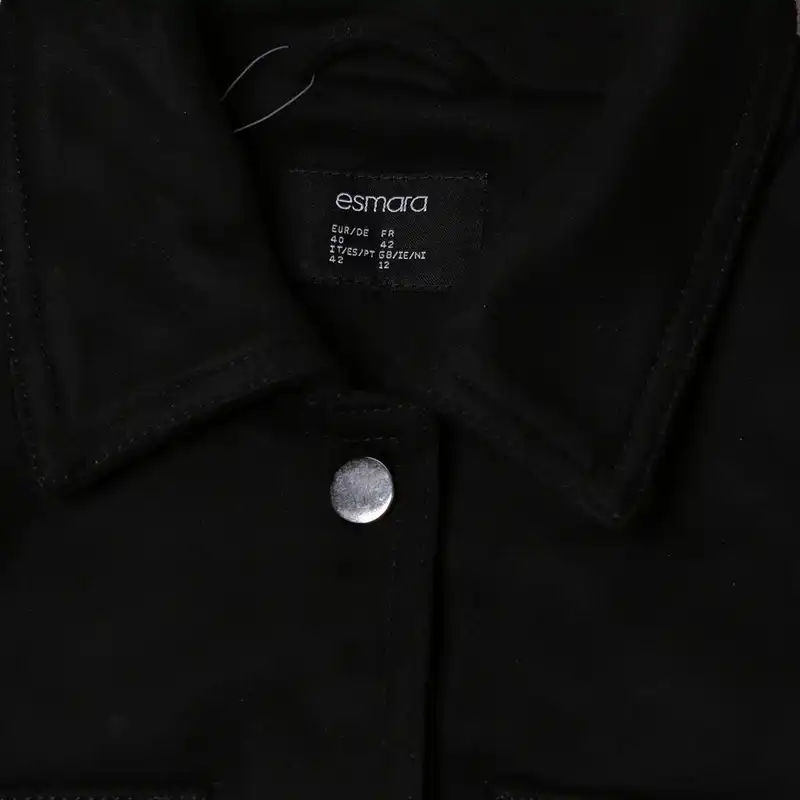 کت زنانه اسمارا مدل Wildleder-Look رنگ مشکی