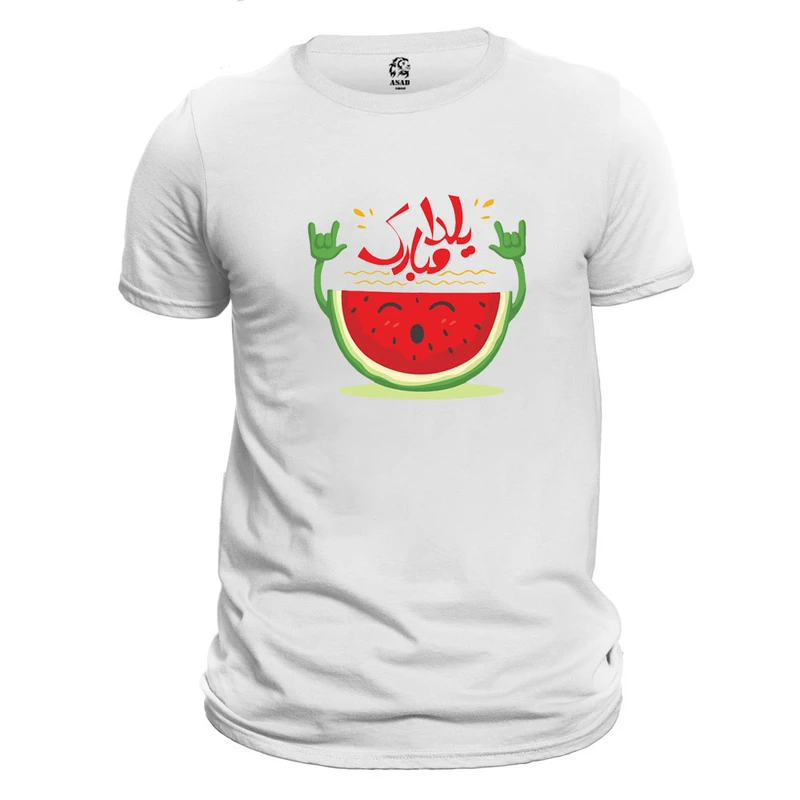تی شرت آستین کوتاه مردانه اسد مدل یلدا