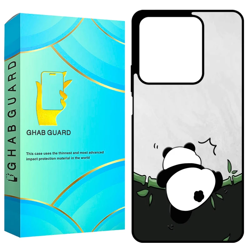 کاور قاب گارد طرح پاندا مدل GCHPN134 مناسب برای گوشی موبایل شیائومی Redmi Note 13 4G
