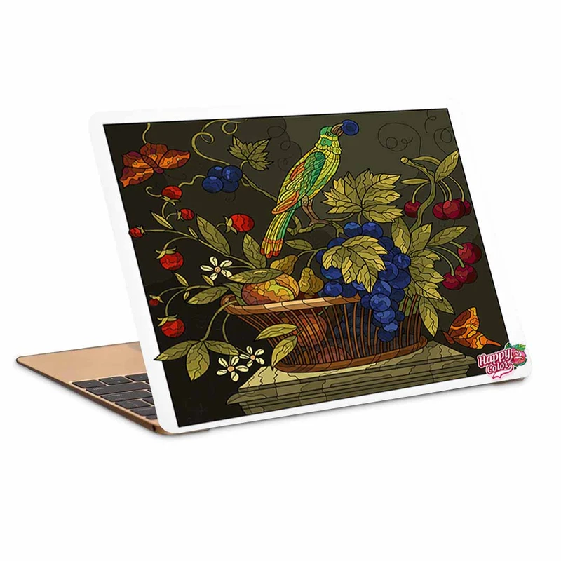 استیکر لپ تاپ طرح یک نقاشی فانتزی کد P-97مناسب برای لپ تاپ 15.6 اینچ