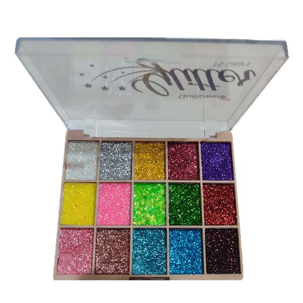 پالت سایه چشم گل فلاور مدل گلیتر