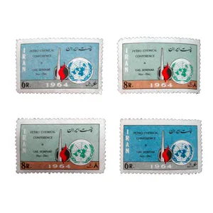 تمبر یادگاری مدل پتروشيمي كد bc-1232 بسته 4 عددي