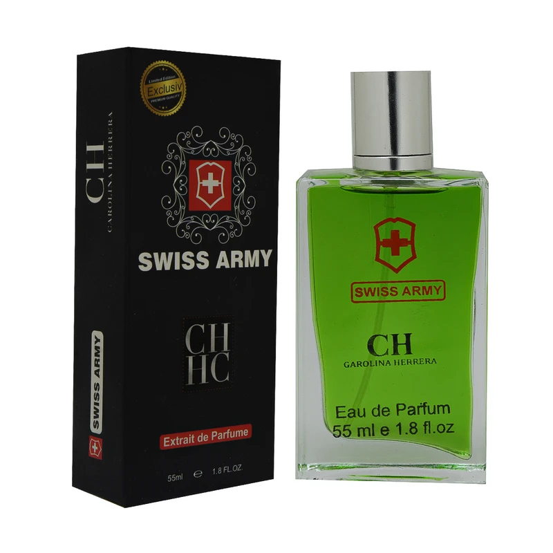 ادو پرفیوم مردانه سوئیس آرمی مدل کارولینا هررا سی اچ با رایحه شیرین و معتدل حجم 55 میلی لیتر