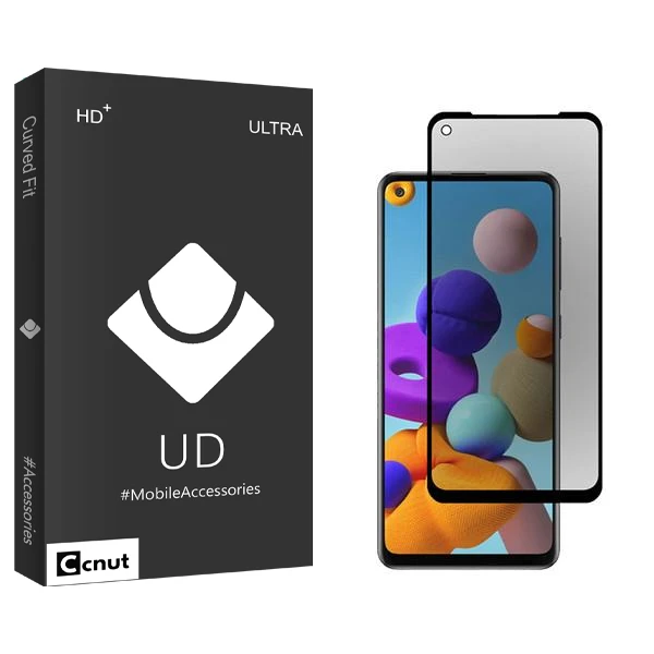 محافظ صفحه نمایش حریم شخصی کوکونات مدل UDB مناسب برای گوشی موبایل سامسونگ Galaxy A21s