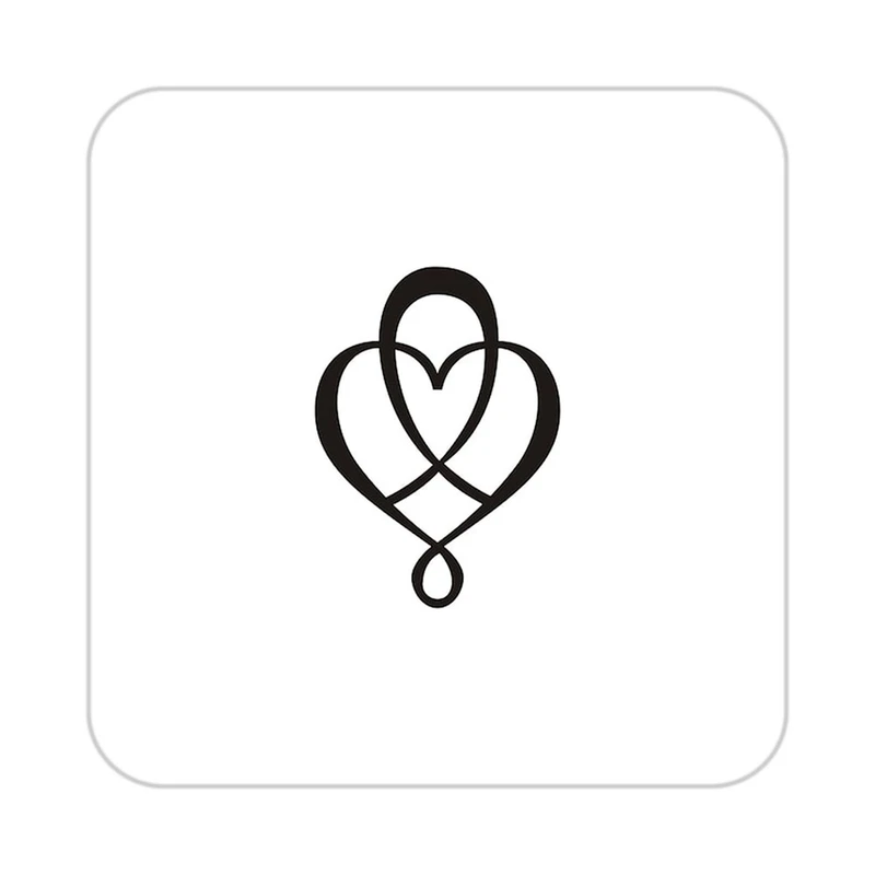 زیر لیوانی کاکتی طرح عاشقانه مدل mp38948