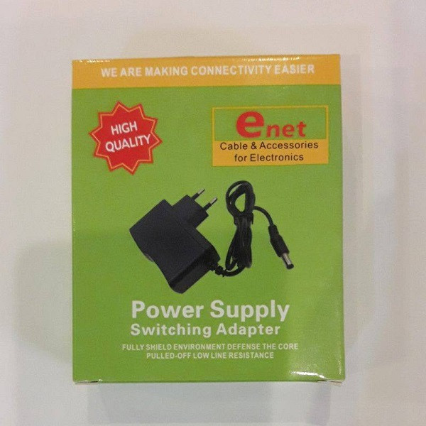 آداپتور 12 ولت 1 آمپر ای نت مدل EU083S