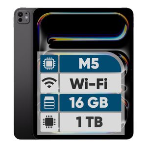 تبلت 13 اینچ اپل مدل IPad Pro 2025 M5 Wi-Fi Nano-Texture ظرفیت 1 ترابایت و رم 16 گیگابایت، رزولوشن دوربین 12 مگاپیکسل، پشتیبانی از قلم و کیبورد 