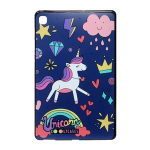 کاور مدل یونیکورن مناسب برای تبلت سامسونگ Galaxy Tab S6 Lite / P615 / T619 / P619