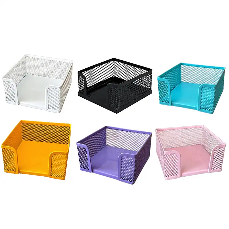 جای کاغذ یادداشت رومیزی مدل فلزی توری کد 20