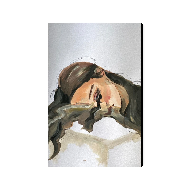 تابلو شاسی عرش مدل فانتزی هنری نقاشی دختر کد As4257