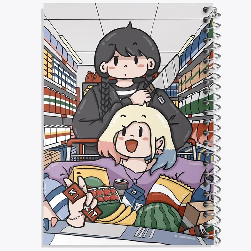 دفتر مشق 50 برگ خندالو مدل سریال ونزدی Wednesday کد 25186